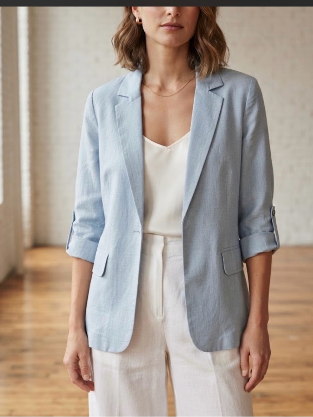 Promesa Light blue Women's Blazer Jacket size S